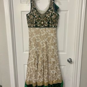 Gorgeous Lace/Velvet Anarkali -3pc